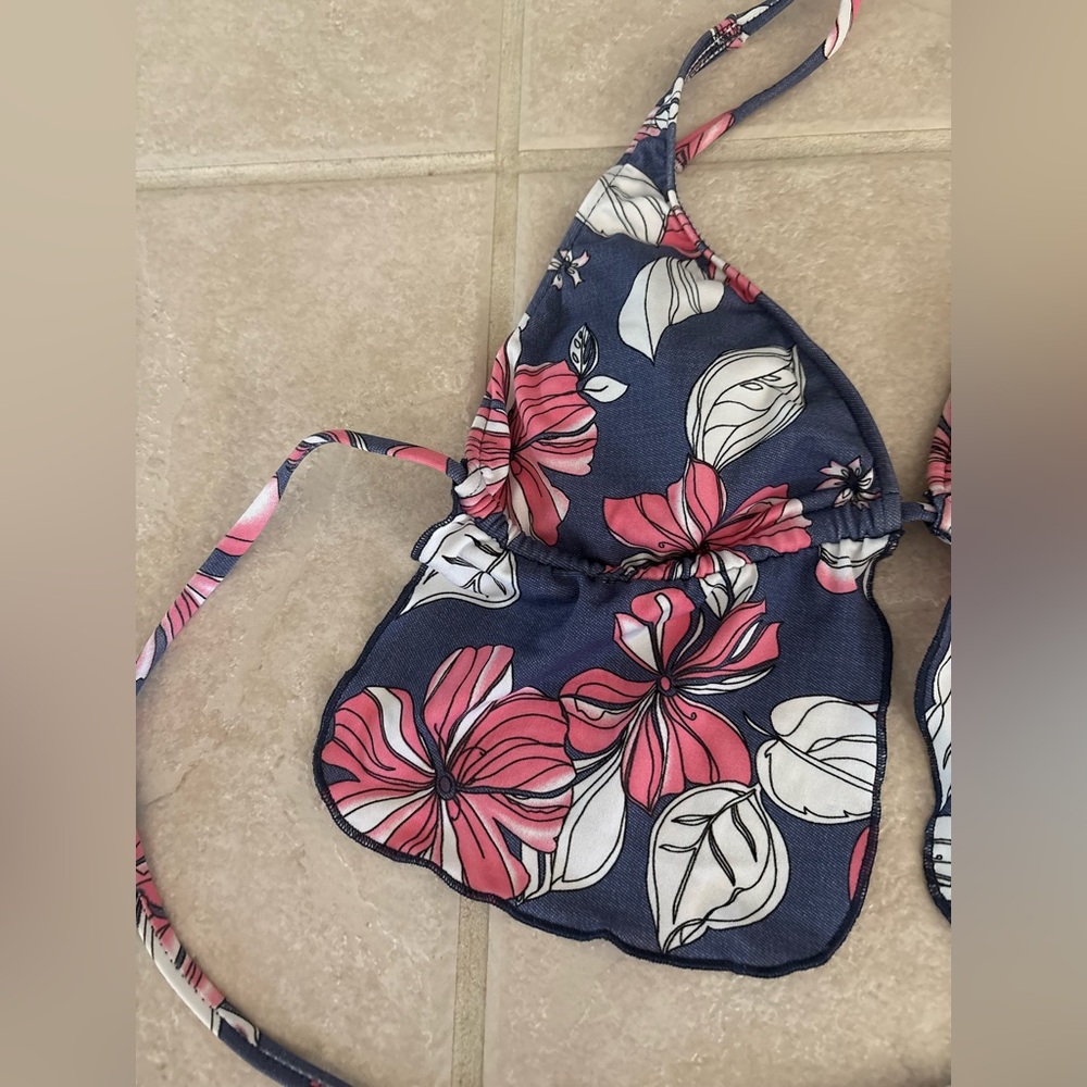 NWT Y2K Bare Nothings Floral Bikini Set - Size Medium - Picture 6 of 17